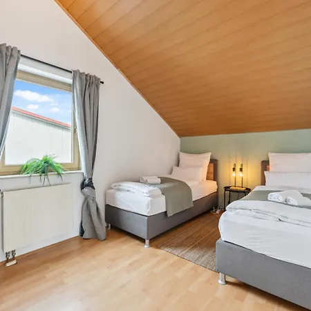 M#3 2,5 6 Beds In Loechgau, Balkon